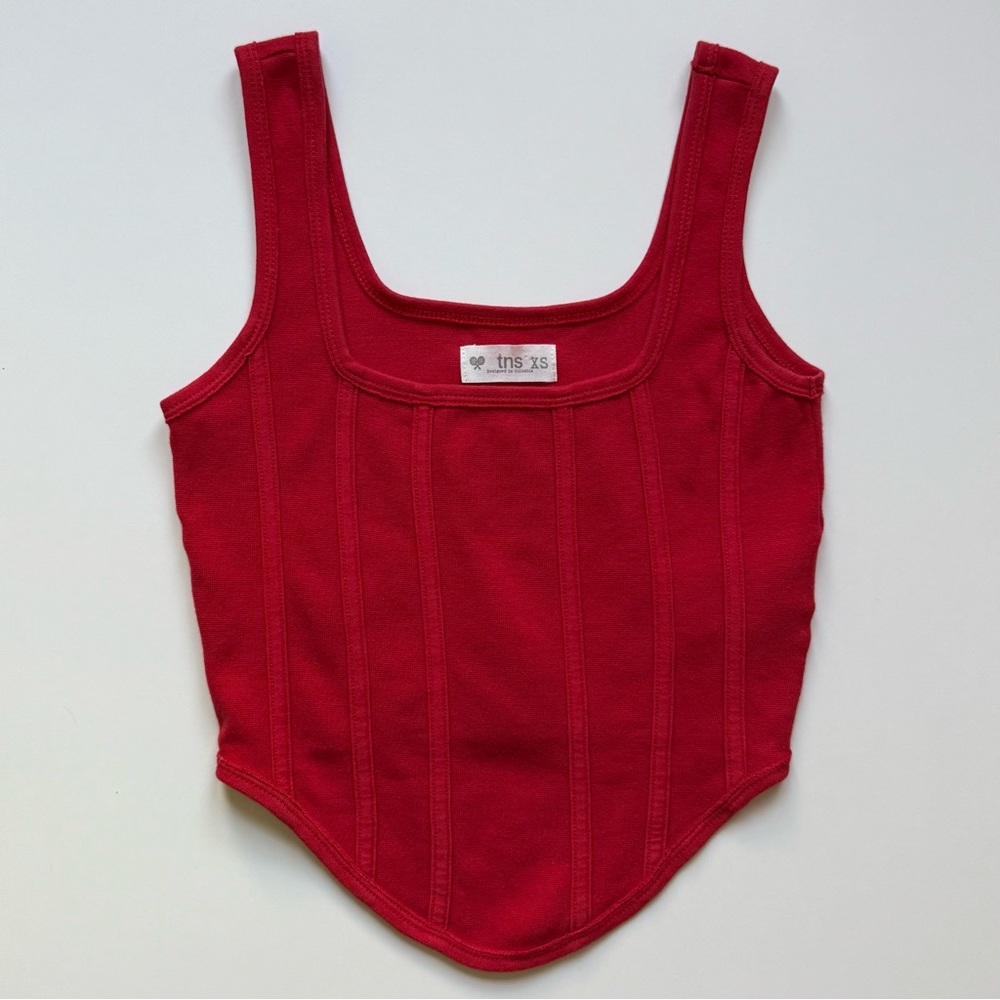tns Women’s Red Corset Top - Size XS